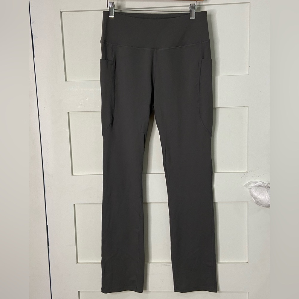 Bay leaf workout Pants Side Pockets High waist Size Large